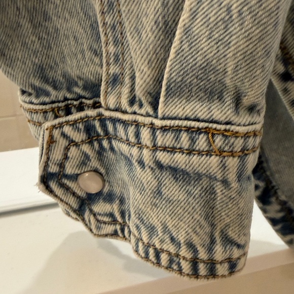 BLANKNYC Womens Denim Snap Button Long Sleeve Shirt Size M NWT - Picture 5 of 9